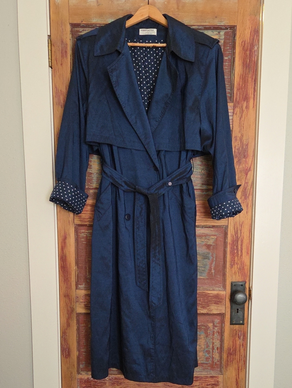 Mid-Century Forecaster Trench Rain Coat